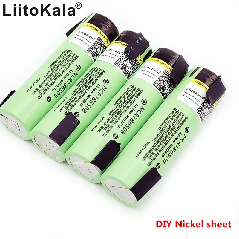 20PCS NCR18650B Liitokala new original 3.7V 3400 mAh 18650 rechargeable lithium battery for battery + DIY piece of nickel
20PCS NCR18650B Liitokala new original 3.7V 3400 mAh 18650 rechargeable lithium battery for battery + DIY piece of nickel