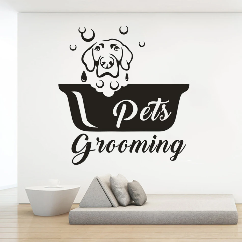 Pets Washing Vinyl Wall Sticker Puppy Dog Pet Grooming Sign Window Decal Removable Pets Salon Décor Vinyl Wall Mural AZ793
Pets Washing Vinyl Wall Sticker Puppy Dog Pet Grooming Sign Window Decal Removable Pets Salon Décor Vinyl Wall Mural AZ793