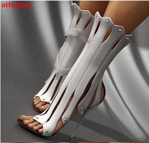 unique design cut-outs patchwork shoes women 14cm super thin high heel multi-color optional sandals fashion Saint Seiya shoes
unique design cut-outs patchwork shoes women 14cm super thin high heel multi-color optional sandals fashion Saint Seiya shoes