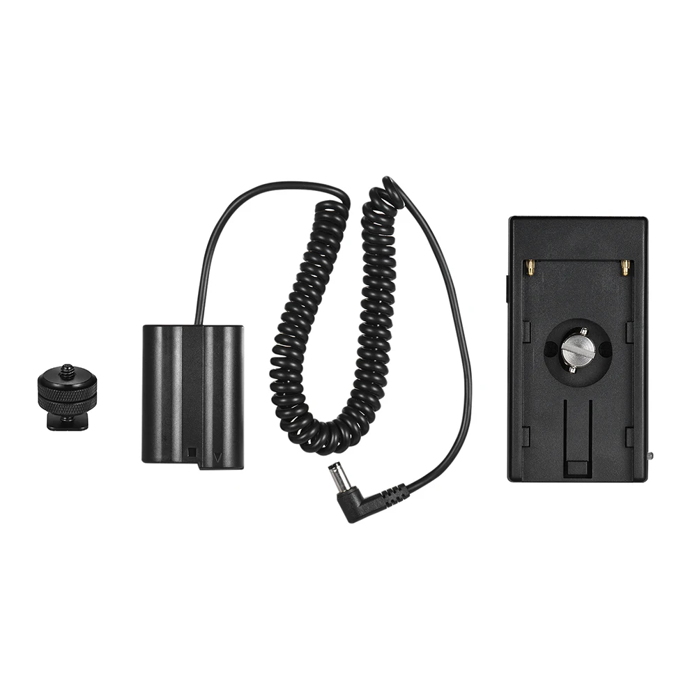 Andoer NP-F970 to LP-E6 EN-EL15 EN-EL14 NP-FW50 Dummy Battery Plate Mount Adapter Spring Cable for Canon EOS Battery Adapter
Andoer NP-F970 to LP-E6 EN-EL15 EN-EL14 NP-FW50 Dummy Battery Plate Mount Adapter Spring Cable for Canon EOS Battery Adapter