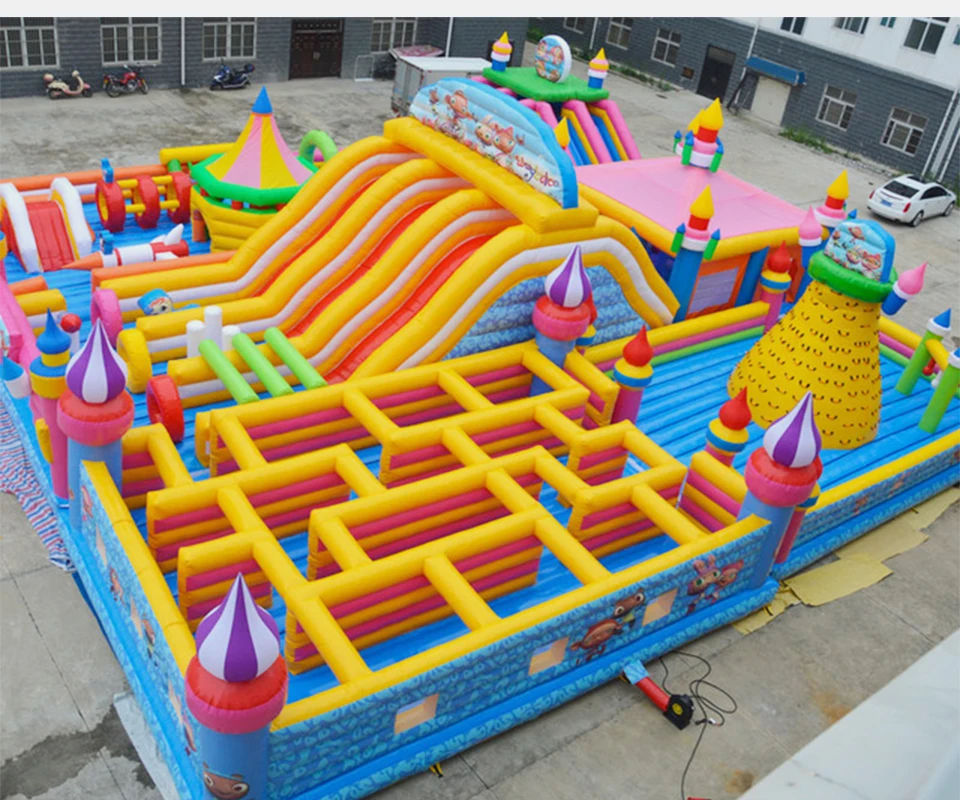 Фото Уличный надувной батут из ПВХ надувная забавная городская игровая площадка для(China)