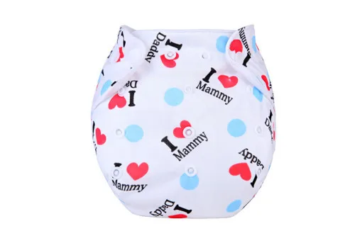 1Pcs Cute Baby Diapers Reusable Nappies Cloth Diaper Washable Infants Children Cotton Training Pants Panties -15 | Мать и ребенок