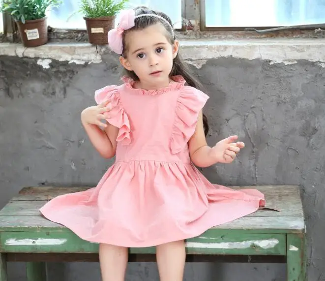 Ruffles Collar Girls Dresses Summer New Cotton Girl Princess Dress Point Children Girls Dresses Kids Dresses
Ruffles Collar Girls Dresses Summer New Cotton Girl Princess Dress Point Children Girls Dresses Kids Dresses
