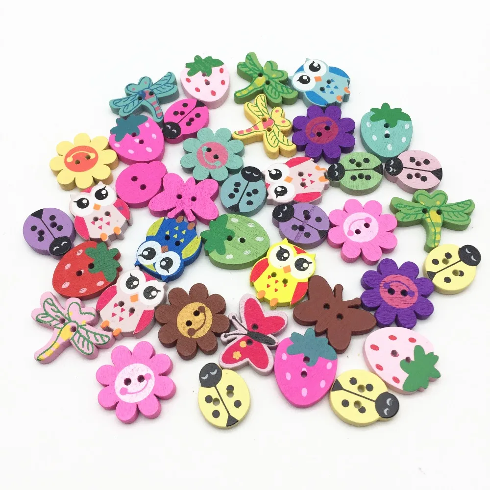 200PCS Buttefly Owl Flower Bees Mixed Wooden Novelty Buttons For Cardmaking Sewing 2 Holes FANCY Button
200PCS Buttefly Owl Flower Bees Mixed Wooden Novelty Buttons For Cardmaking Sewing 2 Holes FANCY Button