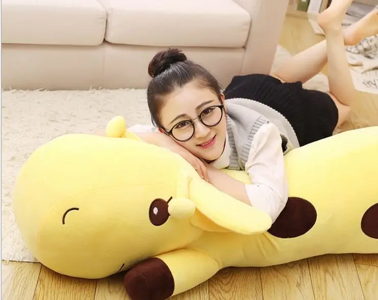 huge lovely plush yellow giraffe toy big lying giraffe doll gift about 130cm 2697
huge lovely plush yellow giraffe toy big lying giraffe doll gift about 130cm 2697