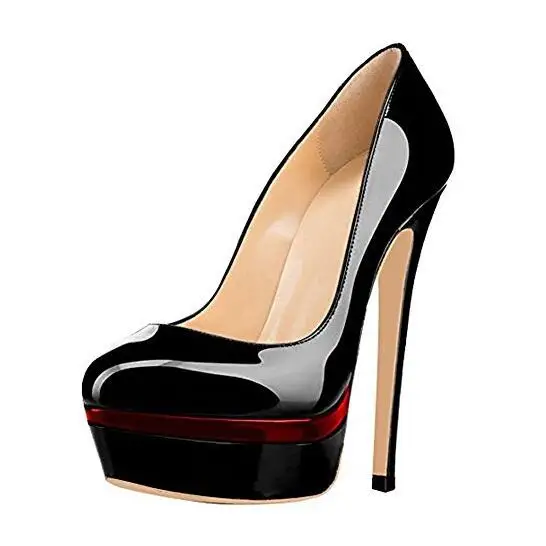 Hot Selling Black Patent Leather Pumps Women Shoes Round Toe High Heels Platform Women Pumps Plus Size Thin Heels Dress Shoes
Hot Selling Black Patent Leather Pumps Women Shoes Round Toe High Heels Platform Women Pumps Plus Size Thin Heels Dress Shoes