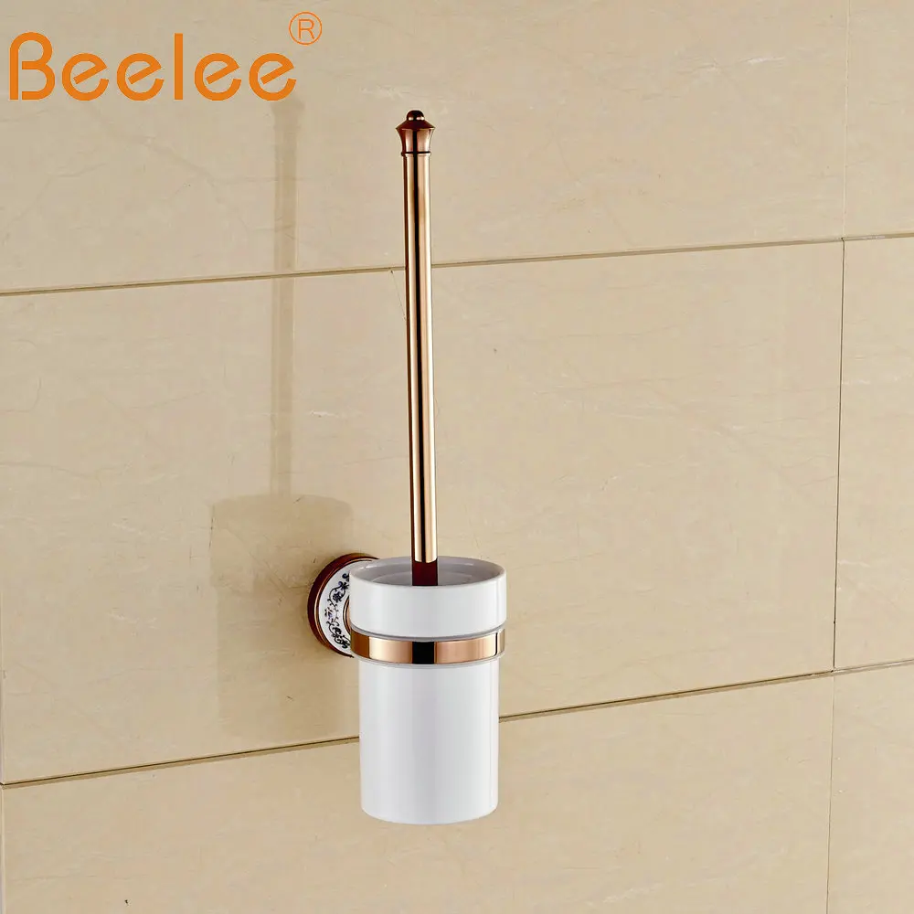 Beelee BA7604R Bathroom Lavatory Toilet Brush with Holder Wall Mount Brass Rose Golden
Beelee BA7604R Bathroom Lavatory Toilet Brush with Holder Wall Mount Brass Rose Golden