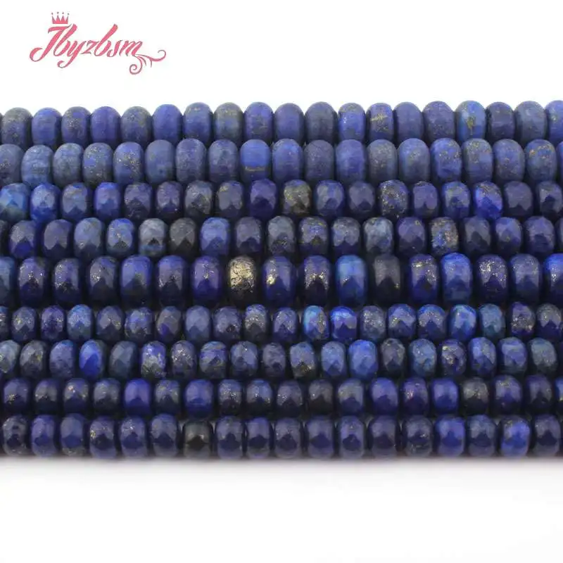 3x6 4x8mm Smooth Matte Faceted Blue Lapis Stone Rondelle Spacer Loose Beads for DIY Bracelet Jewelry Making 15"Free Shipping
3x6 4x8mm Smooth Matte Faceted Blue Lapis Stone Rondelle Spacer Loose Beads for DIY Bracelet Jewelry Making 15"Free Shipping