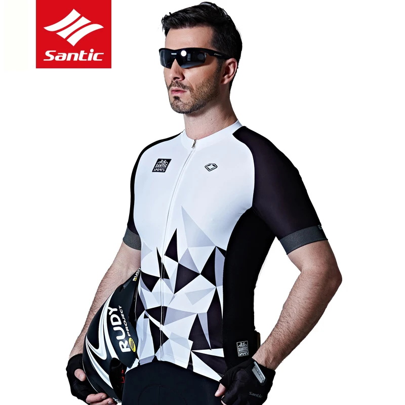 Men's Summer Short Sleeve Cycling Jersey MTB Bike Bicycle Racing Shirt Full Zipper Clothing Man Breathable O-neck Shirt SANTIC
Men's Summer Short Sleeve Cycling Jersey MTB Bike Bicycle Racing Shirt Full Zipper Clothing Man Breathable O-neck Shirt SANTIC