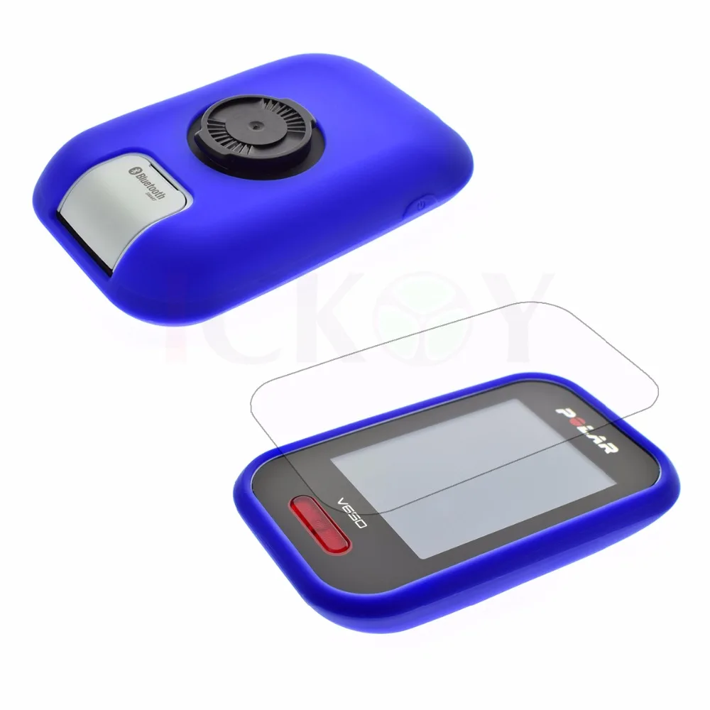 Outdoor Cycling Silicone Rubber Protect Blue Case + LCD Screen Film Protector For Polar V650 GPS Accessories
Outdoor Cycling Silicone Rubber Protect Blue Case + LCD Screen Film Protector For Polar V650 GPS Accessories