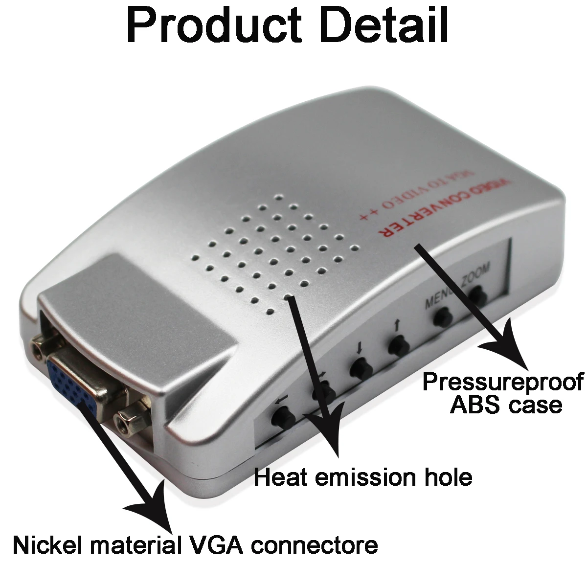 Переходник с VGA на AV RCA 1 шт. | Электроника
