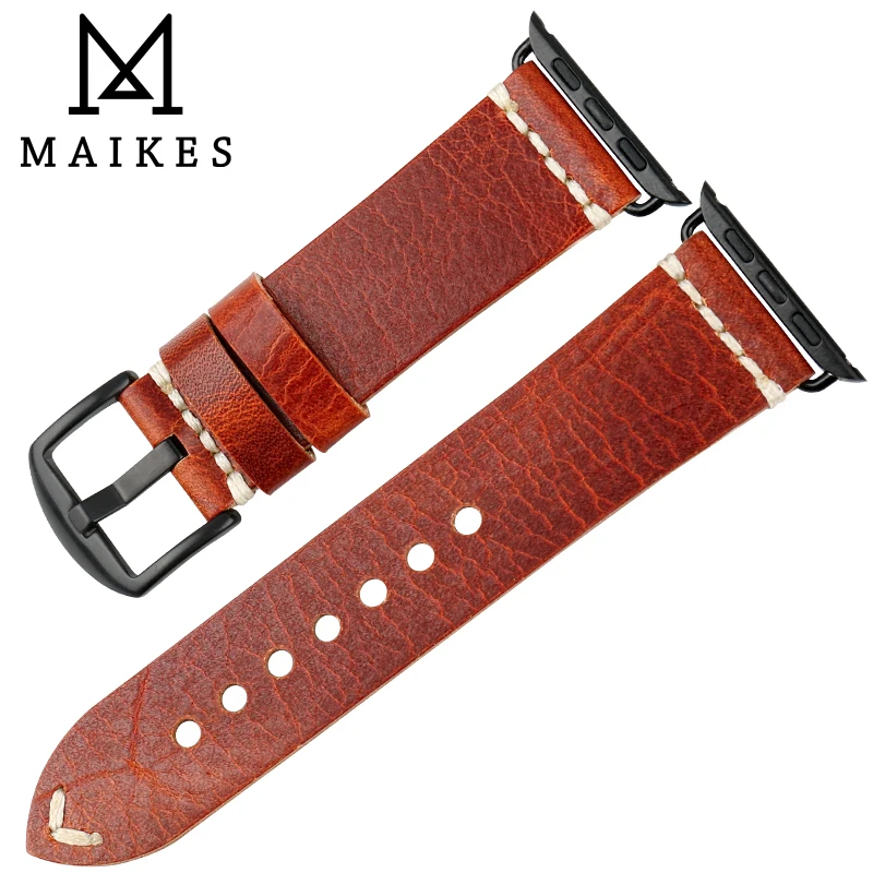 MAIKES Orange Genuine Leather For Apple Watch Accessories Strap 38mm 42mm Apple Watch band series 3 2 1 iWatch Strap Bracelets
MAIKES Orange Genuine Leather For Apple Watch Accessories Strap 38mm 42mm Apple Watch band series 3 2 1 iWatch Strap Bracelets