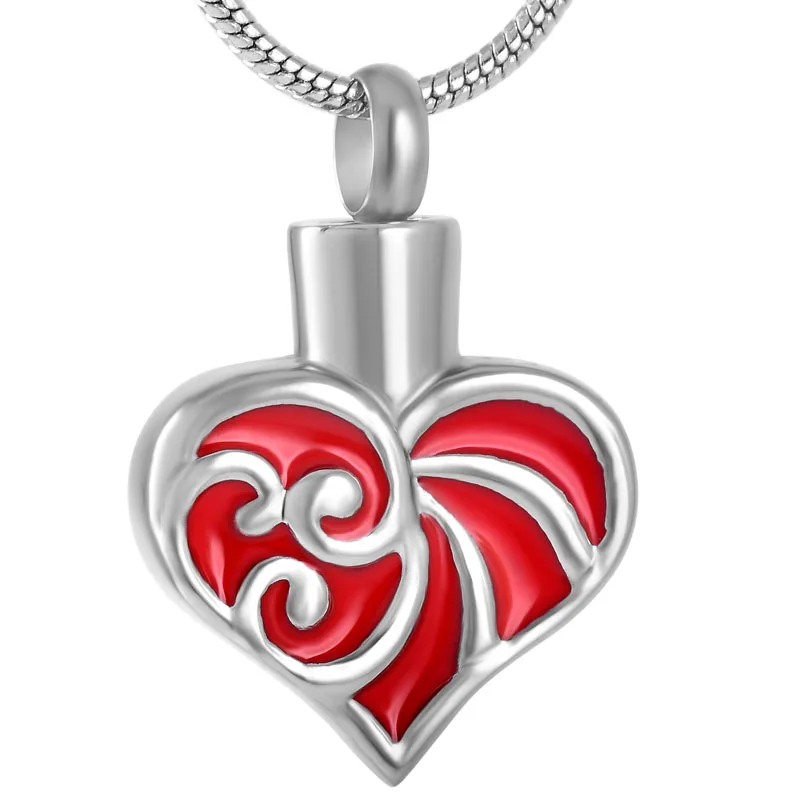 IJD9161 Stainless Steel Multi Color Heart Shape Pendant Necklace Cremation Jewelry Memorial Ashes Keepsakes
IJD9161 Stainless Steel Multi Color Heart Shape Pendant Necklace Cremation Jewelry Memorial Ashes Keepsakes