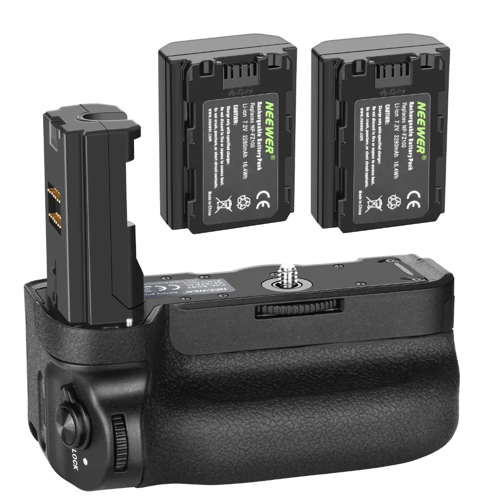 Neewer Vertical Battery Grip for Sony A9 A7III A7RIII Cameras,Replacement for Sony VG-C3EM+7.2v 2280mAh 16.4Wh Li-ion Battery
Neewer Vertical Battery Grip for Sony A9 A7III A7RIII Cameras,Replacement for Sony VG-C3EM+7.2v 2280mAh 16.4Wh Li-ion Battery