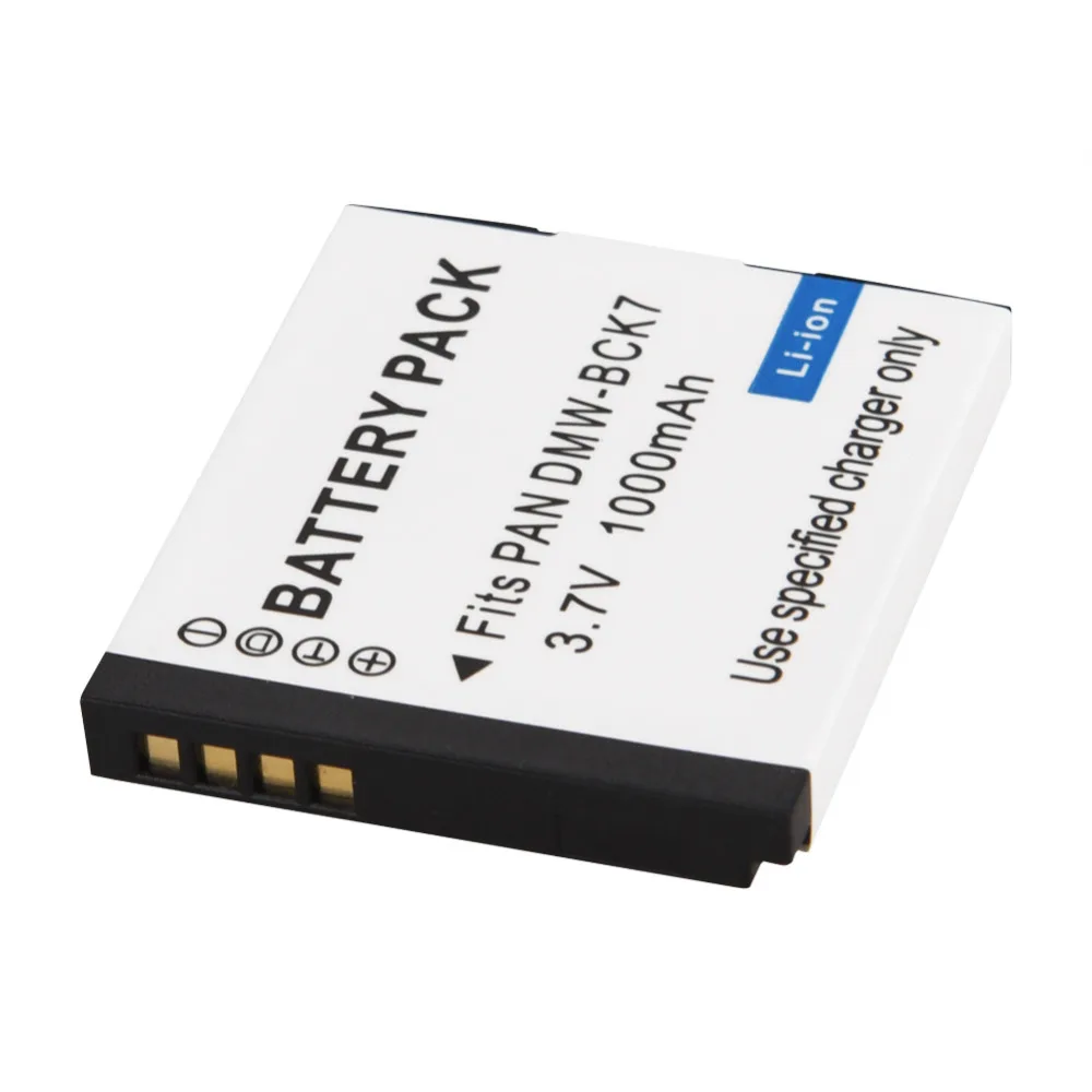 Аккумулятор GOLDFOX для камеры Panasonic 1000 мА/ч с аккумулятором DMW-BCK7 S3 FH2 FH5 FP5 FP7 FH2GK FH5GK FP5GK