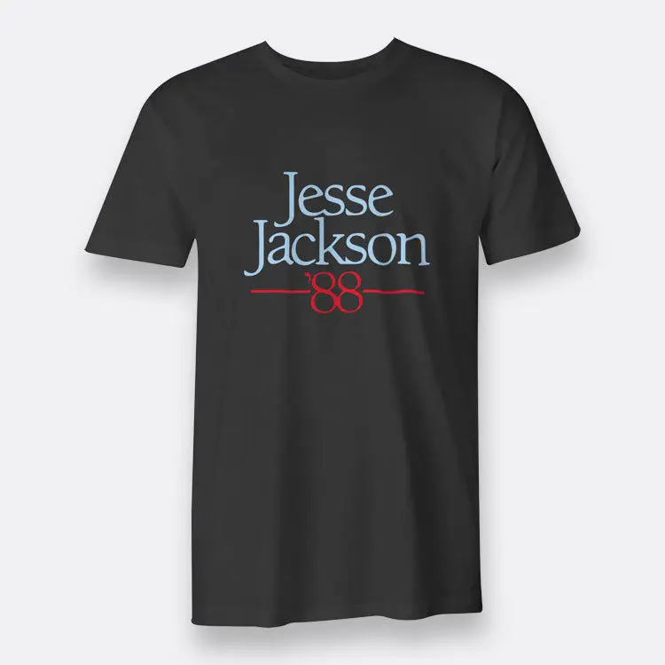 Jesse Jackson 88 размер S 3XL футболки Черная Мужская хлопковая футболка дешевая