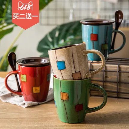 Creative Mug Trend Ceramic Cup Home Drink with Spoon 360ML Milk Coffee Tea Mug With Lid Water Cup Drinkware Free Shipping
Creative Mug Trend Ceramic Cup Home Drink with Spoon 360ML Milk Coffee Tea Mug With Lid Water Cup Drinkware Free Shipping