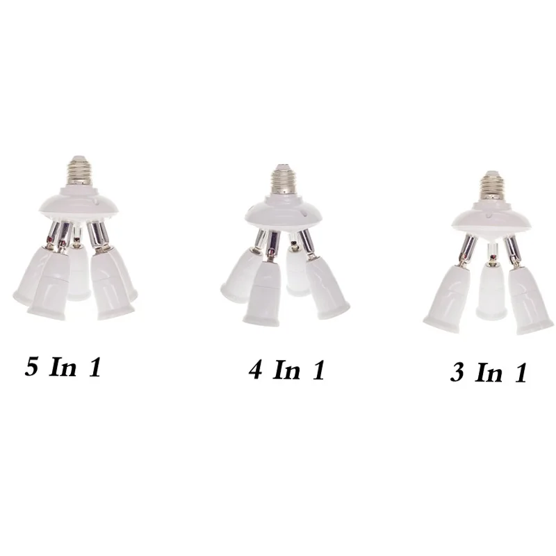1 to 3 4 5 Light Adapter Converters lamp Base Holder E27 to E27 Socket plug Splitter for LED Lighting Lamp Split Adapter Bulb
1 to 3 4 5 Light Adapter Converters lamp Base Holder E27 to E27 Socket plug Splitter for LED Lighting Lamp Split Adapter Bulb