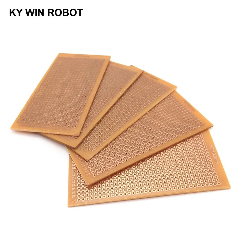 5PCS/LOT DIY 5*10cm Prototype Paper Copper PCB Universal Experiment Matrix Circuit Board 5x10cm
5PCS/LOT DIY 5*10cm Prototype Paper Copper PCB Universal Experiment Matrix Circuit Board 5x10cm