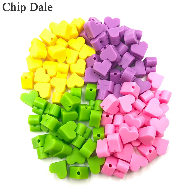 Chip Dale 10Pcs 15mm Heart Shape Silicone Beads Food Grade Teether BPA Free Bracelet Pendant DIY Jewelry Baby Teether
Chip Dale 10Pcs 15mm Heart Shape Silicone Beads Food Grade Teether BPA Free Bracelet Pendant DIY Jewelry Baby Teether