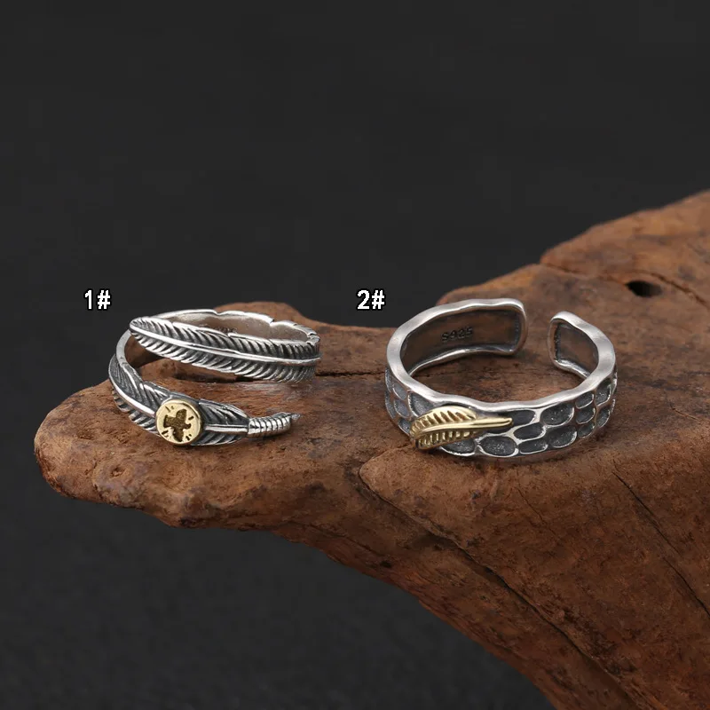 wholesale 925 Sterling Silver Fashion Ring Jewelry men and women popular personality feather openings adjust ring
wholesale 925 Sterling Silver Fashion Ring Jewelry men and women popular personality feather openings adjust ring