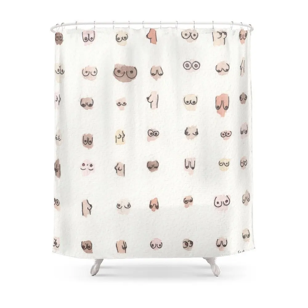 Boobs Shower Curtain Fabric Liner with 12 Hooks 72Wx80H inch Waterproof and Mildewproof
Boobs Shower Curtain Fabric Liner with 12 Hooks 72Wx80H inch Waterproof and Mildewproof