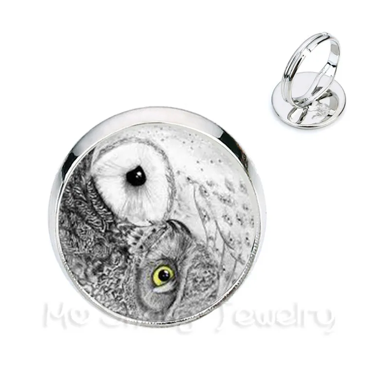 Drop Shipping Vintage Yinyang Owl Design Rings Animal Glass Dome Ring Jewelry Clothing Accessories
Drop Shipping Vintage Yinyang Owl Design Rings Animal Glass Dome Ring Jewelry Clothing Accessories