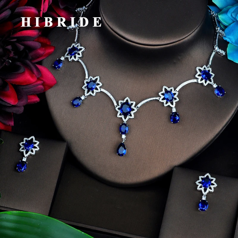 Набор украшений HIBRIDE из синего циркония ААА для женщин, модное ожерелье, свадебное платье, аксессуары, оптовая цена, N-446
Набор украшений HIBRIDE из синего циркония ААА для женщин, модное ожерелье, свадебное платье, аксессуары, оптовая цена, N-446