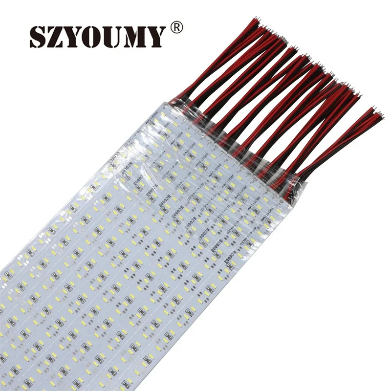 SZYOUMY 50pcs NEW DC 12V White warm 100cm 144leds 1m Non waterproof 4014 SMD Super Beautiful Rigid LED Strip Light Bar
SZYOUMY 50pcs NEW DC 12V White warm 100cm 144leds 1m Non waterproof 4014 SMD Super Beautiful Rigid LED Strip Light Bar