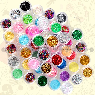 60X Nail Art DIY Decoration Rhinestone Glitter Powder Dust For UV Gel Acrylic 3D Decor Tips
60X Nail Art DIY Decoration Rhinestone Glitter Powder Dust For UV Gel Acrylic 3D Decor Tips