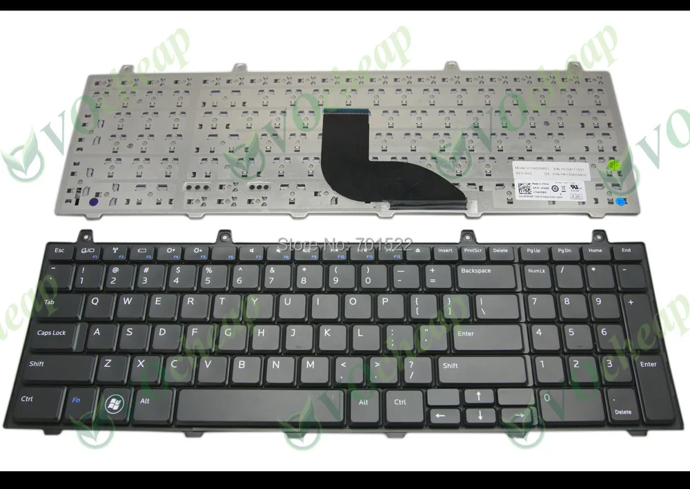 New Notebook Laptop keyboard for Dell Studio 17 1745 1747 1749 Black US Version - V104025BS1
New Notebook Laptop keyboard for Dell Studio 17 1745 1747 1749 Black US Version - V104025BS1
