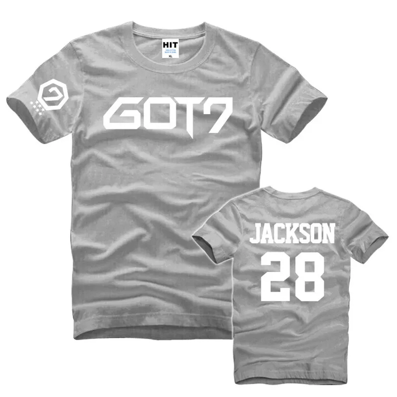GOT7 JACKSON 28 Printed Mens Men T Shirt T-shirt 2016 New Short Sleeve O Neck Casual Cotton Tshirt Tee Camisetas Masculina
GOT7 JACKSON 28 Printed Mens Men T Shirt T-shirt 2016 New Short Sleeve O Neck Casual Cotton Tshirt Tee Camisetas Masculina