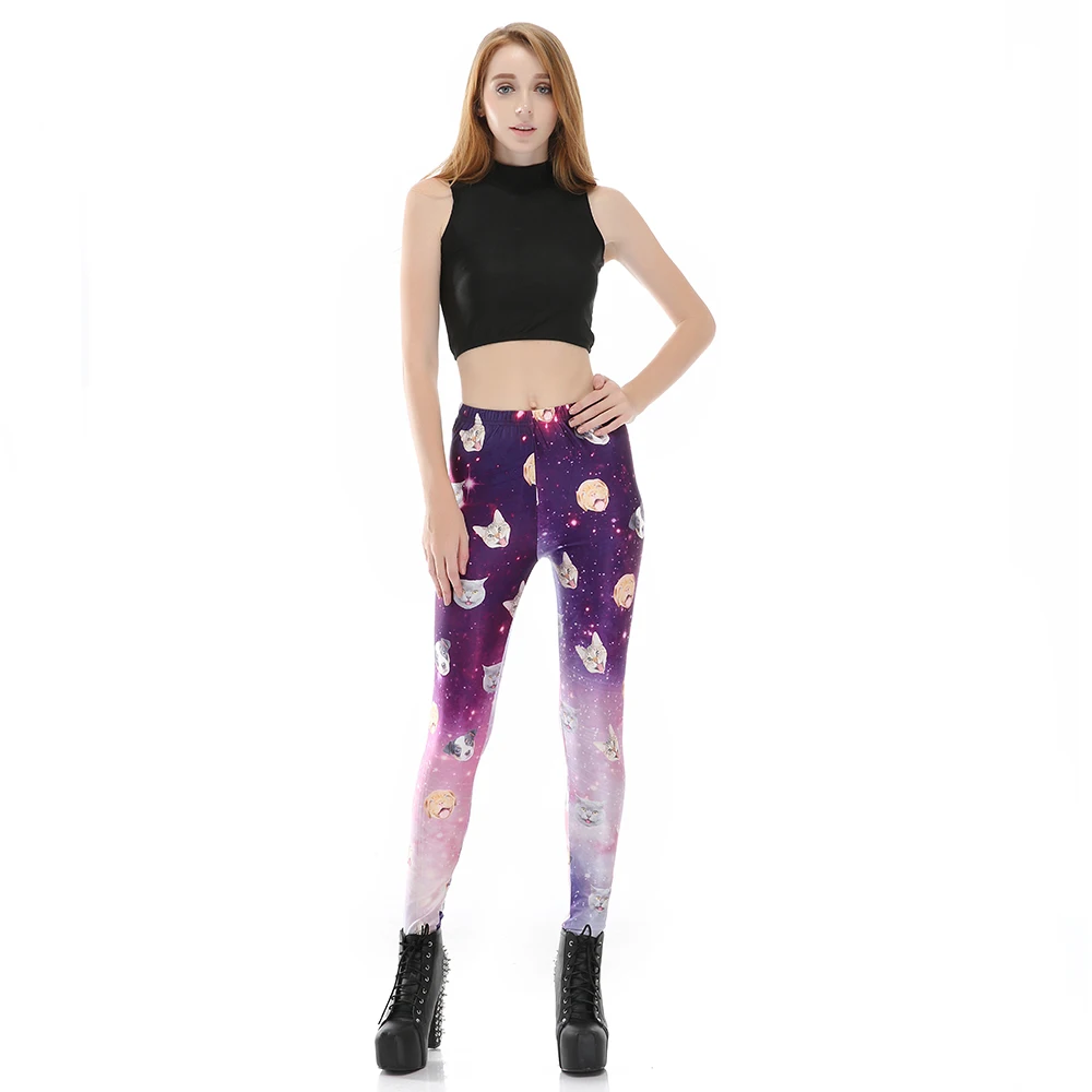 Digital Printing Elastic Casual Pants Star cat fade Pattern Women Leggings 7 sizes Fitness Clothing Free Shipping
Digital Printing Elastic Casual Pants Star cat fade Pattern Women Leggings 7 sizes Fitness Clothing Free Shipping