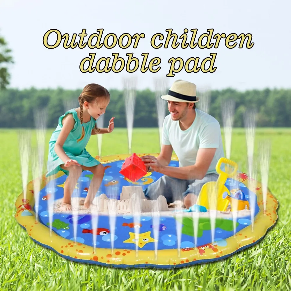Надувной детский коврик для воды игровой центр детей и младенцев|Детские