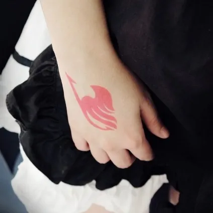 Anime Fairy tail cos Etherious Natsu Dragneel Erza Scarlet Wendy Marvell Feioulei Demon cat cosplay temporary tatto sticker
Anime Fairy tail cos Etherious Natsu Dragneel Erza Scarlet Wendy Marvell Feioulei Demon cat cosplay temporary tatto sticker