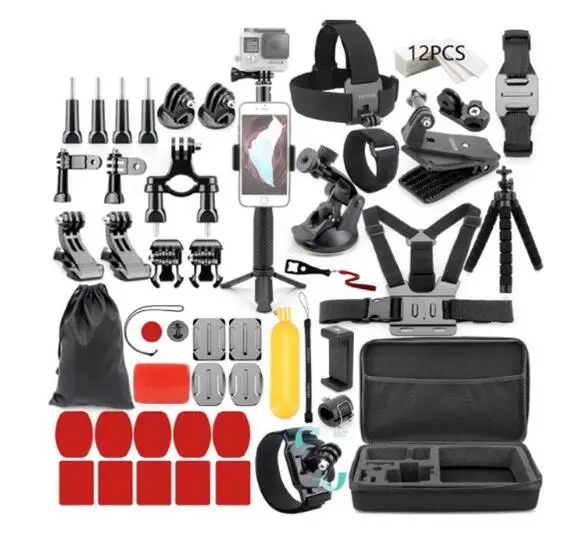 Набор аксессуаров для Gopro, для go pro hero 7 6 5 4 3, набор, 3-полосная селфи-Палка для Eken h8r/для xiaomi для yi EVA, чехол
Набор аксессуаров для Gopro, для go pro hero 7 6 5 4 3, набор, 3-полосная селфи-Палка для Eken h8r/для xiaomi для yi EVA, чехол