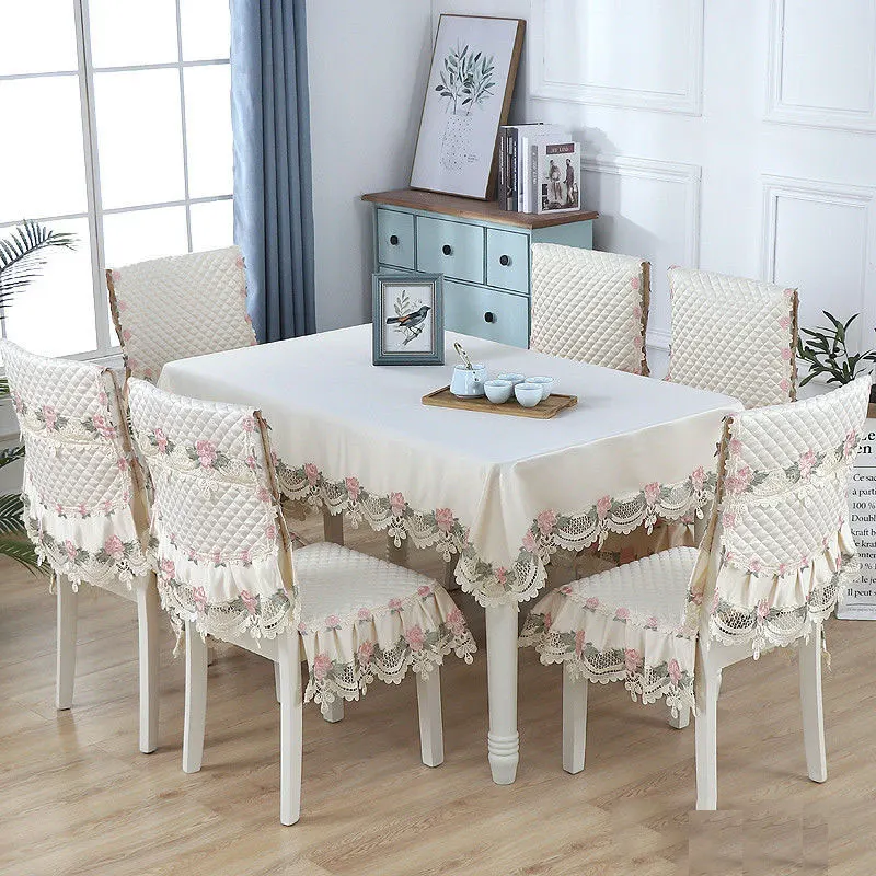 Pastoral Tablecloth Chair Cushion Cover Set Dinning Printed Solid Rectangle Table Cloth Floral Fresh Style Wedding Table Decorat
Pastoral Tablecloth Chair Cushion Cover Set Dinning Printed Solid Rectangle Table Cloth Floral Fresh Style Wedding Table Decorat