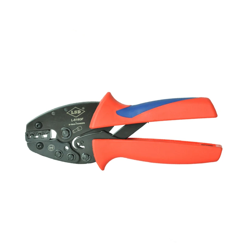 High quality Ratchet Crimp Tool L-616GF hand crimping tool for cable ferruels 6, 10, 16mm2 / 10-6AWG wholesale
High quality Ratchet Crimp Tool L-616GF hand crimping tool for cable ferruels 6, 10, 16mm2 / 10-6AWG wholesale