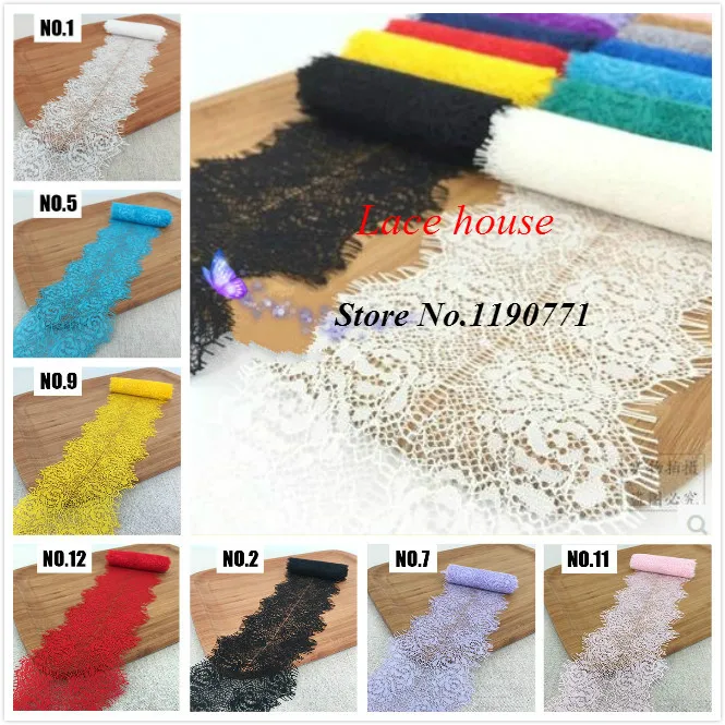 Free shipping 15M/pack width 9cm diy exquisite classic eyelash lace decoration embroidery lace trim
Free shipping 15M/pack width 9cm diy exquisite classic eyelash lace decoration embroidery lace trim