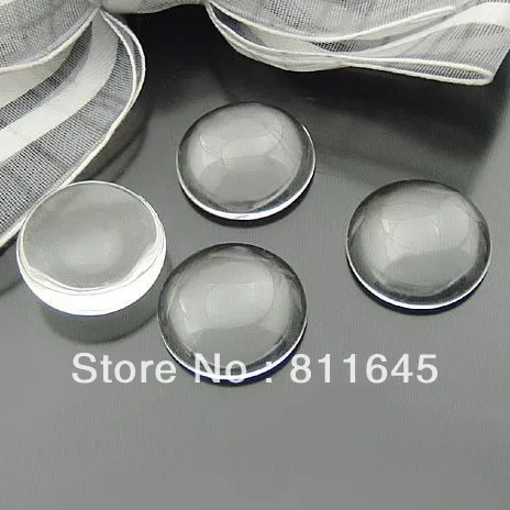 

18MM Round Flat Back clear Crystal glass Cabochon,Top quality,fashion round glass cabochon,glass title,sold 100pcs per pkg