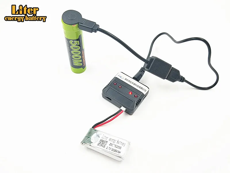 Модернизированная батарея Lipo 25c 3 7 v 500mah для Syma X11 X11c Hubsan X4 H107c H107d H107l Rc Quadcopter lipo 752035 |