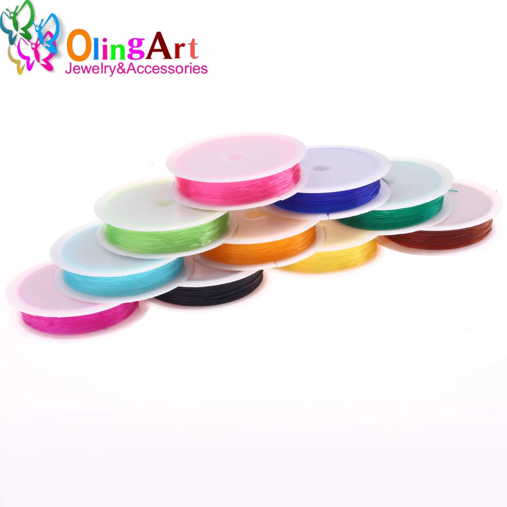 0.7MM 10Roll/Lot Flexible Elastic Crystal Line Rope Cord For Jewelry Making Beading Bracelet Wire Fishing Thread
0.7MM 10Roll/Lot Flexible Elastic Crystal Line Rope Cord For Jewelry Making Beading Bracelet Wire Fishing Thread