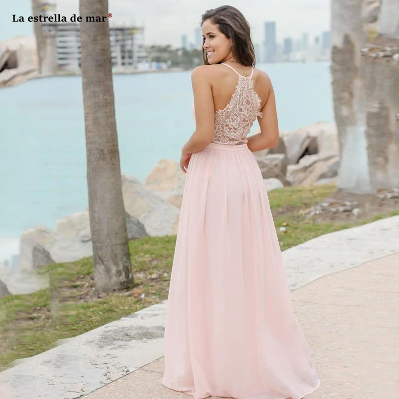 Sexy Pink V Neck Bridesmaid Dresses Chiffon Gorgeous Back Spaghetti Straps Beach Wedding Guest Dress Custom gaun pesta dewasa
Sexy Pink V Neck Bridesmaid Dresses Chiffon Gorgeous Back Spaghetti Straps Beach Wedding Guest Dress Custom gaun pesta dewasa