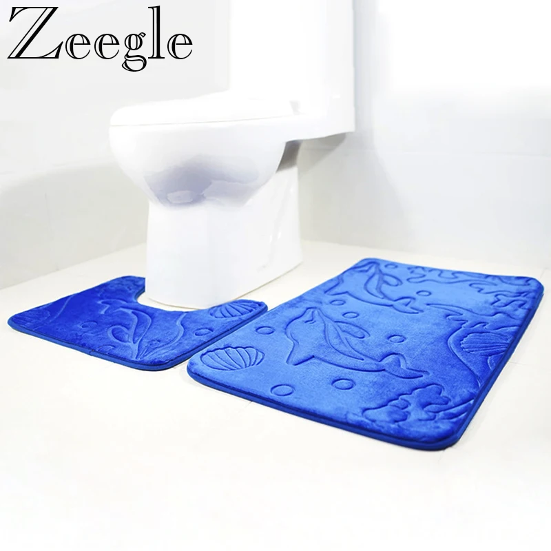 Zeegle Dolphin Embosseing 2 шт./компл. Набор ковриков для ванной, Противоскользящий коврик U-образной формы, коврики для ванной комнаты, мягкие коврики для туалета, коврики для ванной комнаты
Zeegle Dolphin Embosseing 2 шт./компл. Набор ковриков для ванной, Противоскользящий коврик U-образной формы, коврики для ванной комнаты, мягкие коврики для туалета, коврики для ванной комнаты