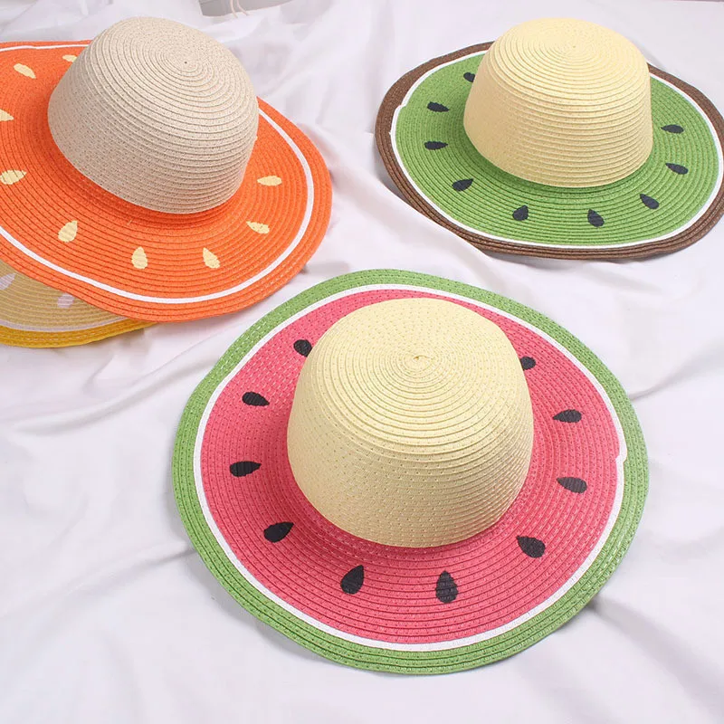 Summer Parent-child Beach Hat Panama Hat Lady Brand Women Watermelon Modeling Straw cap girls outdoor visor Sun Hat Gorras bone
Summer Parent-child Beach Hat Panama Hat Lady Brand Women Watermelon Modeling Straw cap girls outdoor visor Sun Hat Gorras bone