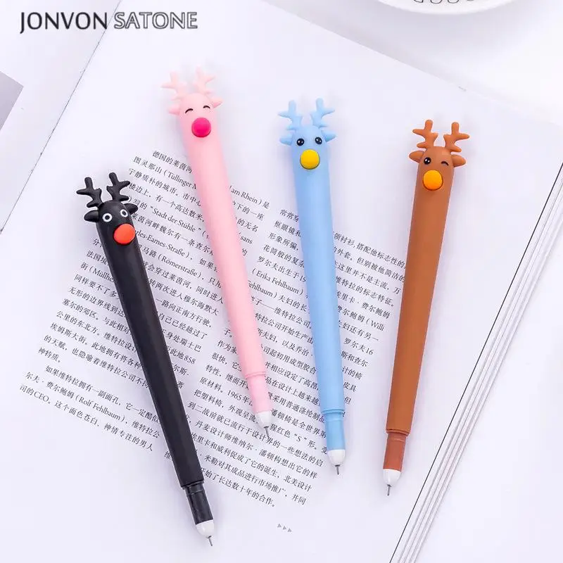 Jonvon Satone 1ps Creative Gel Pen Cute Korean Stationery Cartoon Pen Gel Neutral Pens Office Black School Tools Christmas Gifts
Jonvon Satone 1ps Creative Gel Pen Cute Korean Stationery Cartoon Pen Gel Neutral Pens Office Black School Tools Christmas Gifts