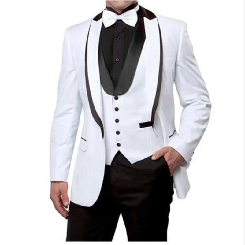 Custom Made White Men Suit Slim Fit Formal Business Suit Groom Wedding Suits Prom Tuxedo Costumes Blazer (jacket+pant+vest)
Custom Made White Men Suit Slim Fit Formal Business Suit Groom Wedding Suits Prom Tuxedo Costumes Blazer (jacket+pant+vest)