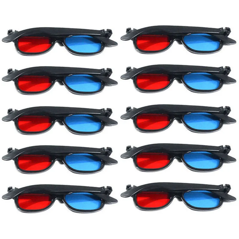 Lot 10pcs Red Blue Plasma TV Movie Dimensional Anaglyph Framed 3D Vision Glasses New Style Factory Whoesale
Lot 10pcs Red Blue Plasma TV Movie Dimensional Anaglyph Framed 3D Vision Glasses New Style Factory Whoesale