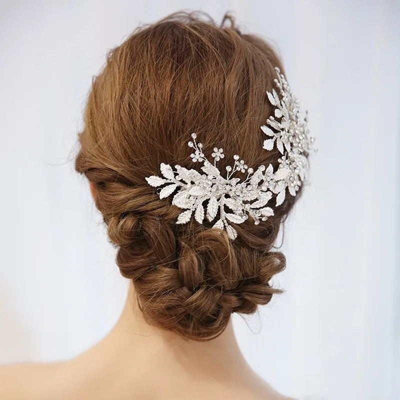 Silver Color Headpiece For Wedding Rhinestone Bridal Hair Vine Crown Handmade Women Prom Hair Accessories
Silver Color Headpiece For Wedding Rhinestone Bridal Hair Vine Crown Handmade Women Prom Hair Accessories