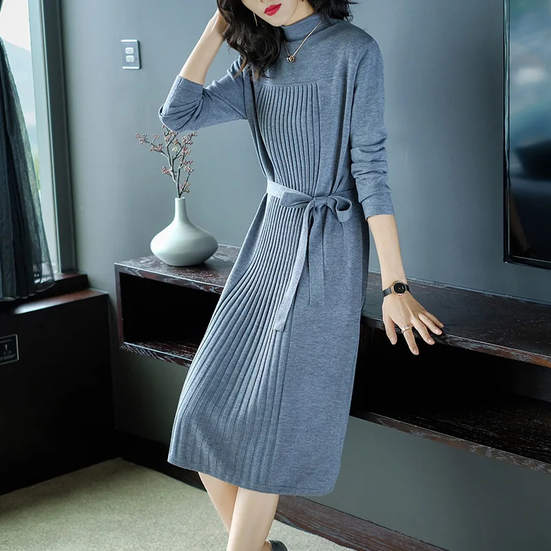 Sweater dress female winter turtleneck women long jumper warm knitted dresses Korean style winter dresses women 2018 AA4307
Sweater dress female winter turtleneck women long jumper warm knitted dresses Korean style winter dresses women 2018 AA4307